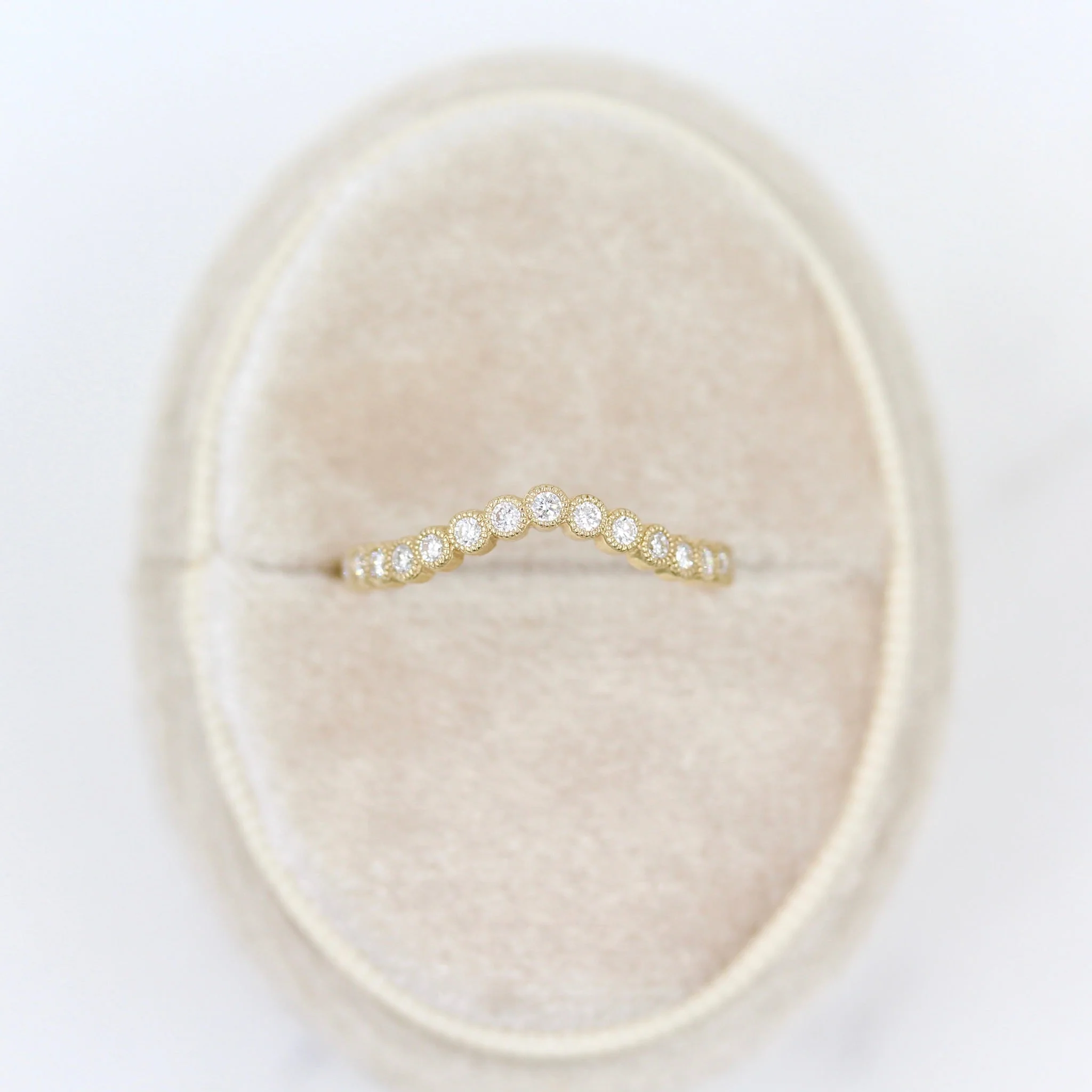 The Florence Contour Wedding Band - Image 13