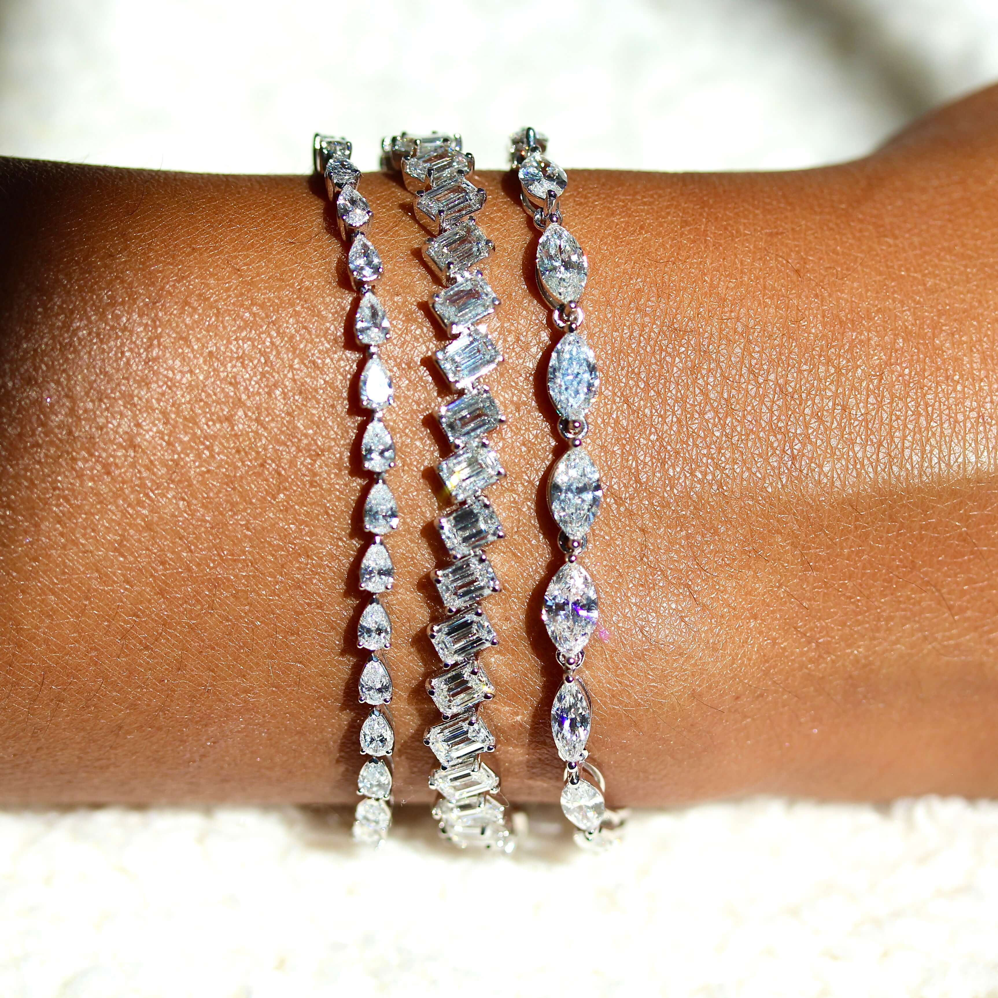 The Emerald Lab-Grown Diamond Tennis Bracelet - Image 3