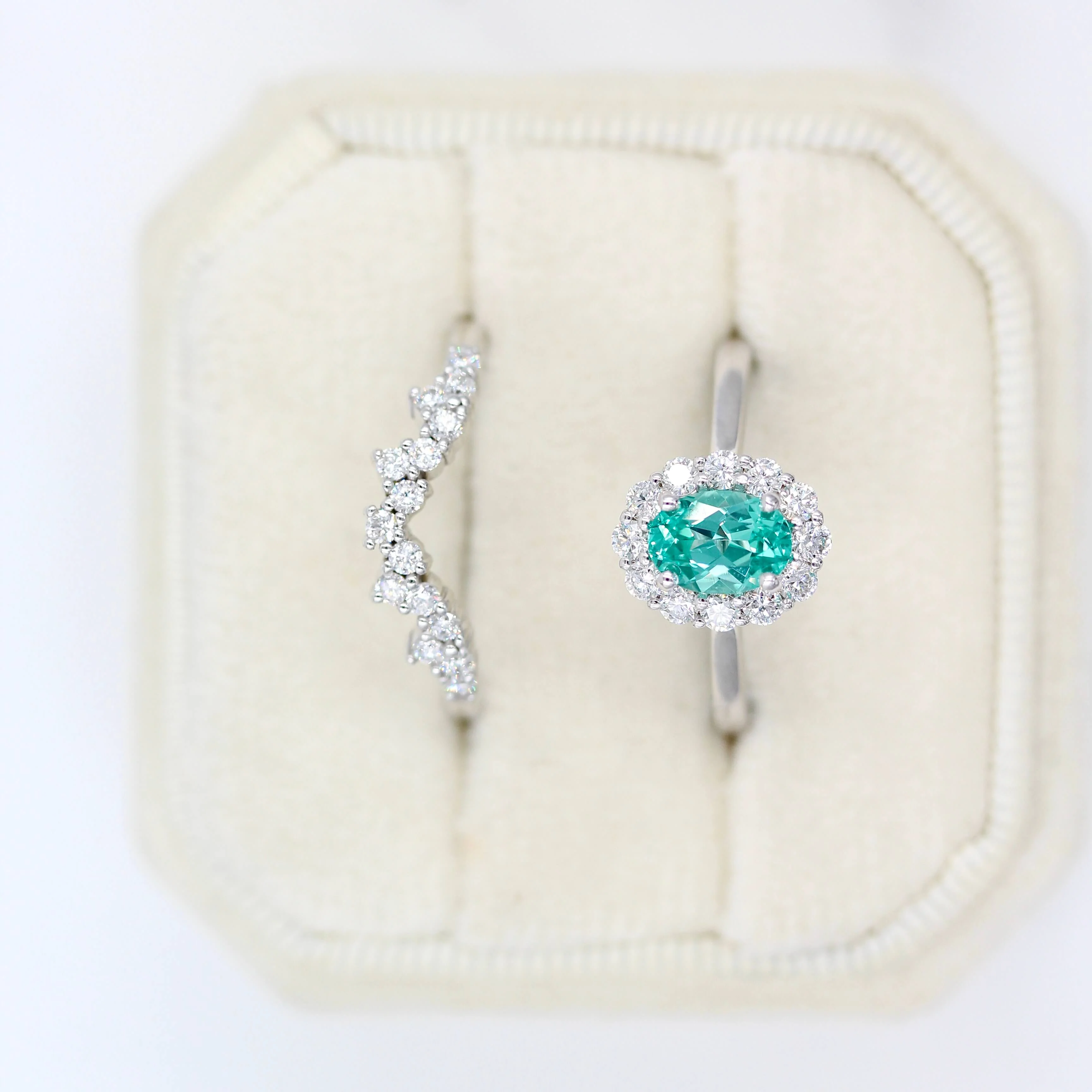 The Ava Ring with Minty Green Chrysoberyl - Image 9