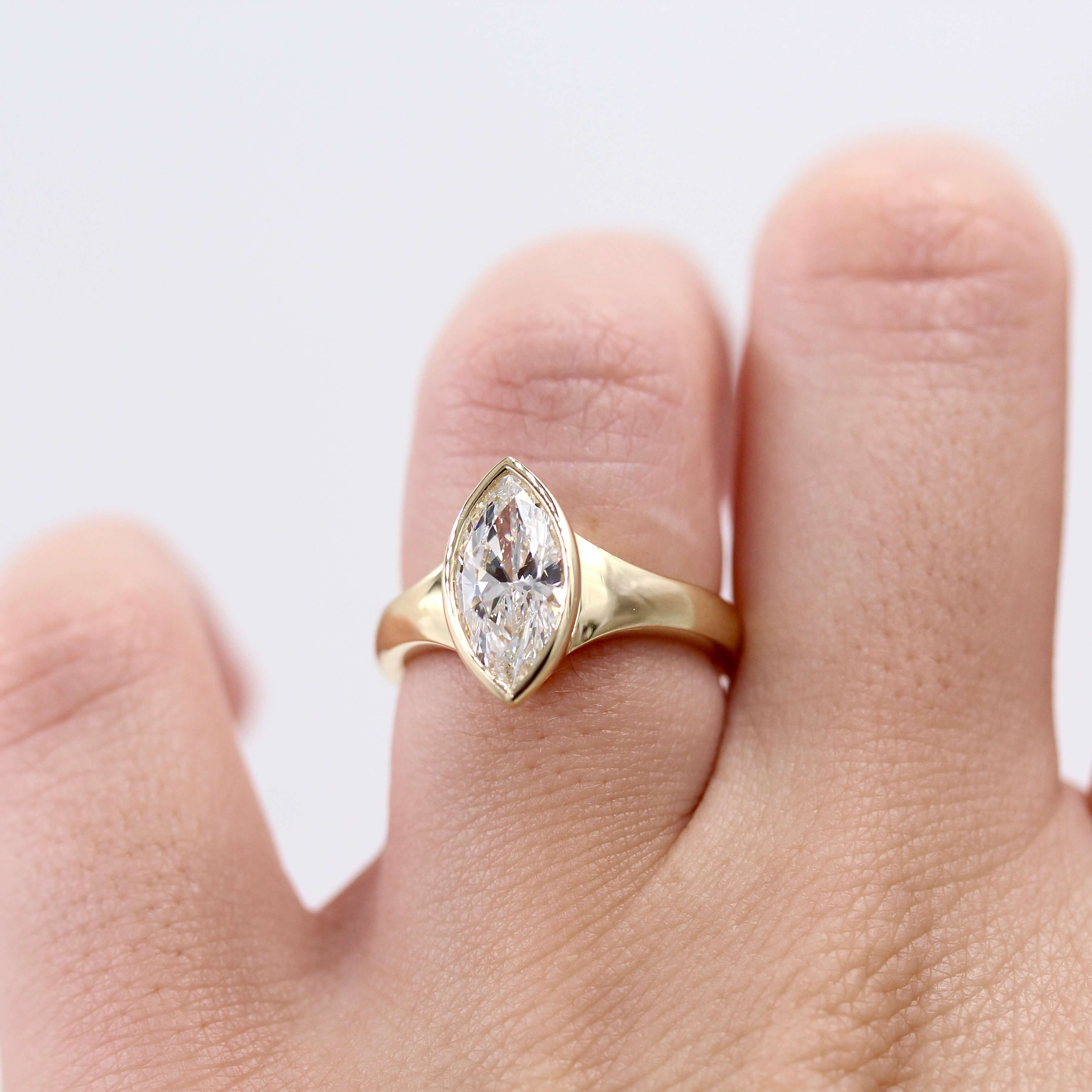 The Billie Engagement Ring (Marquise) - Image 6