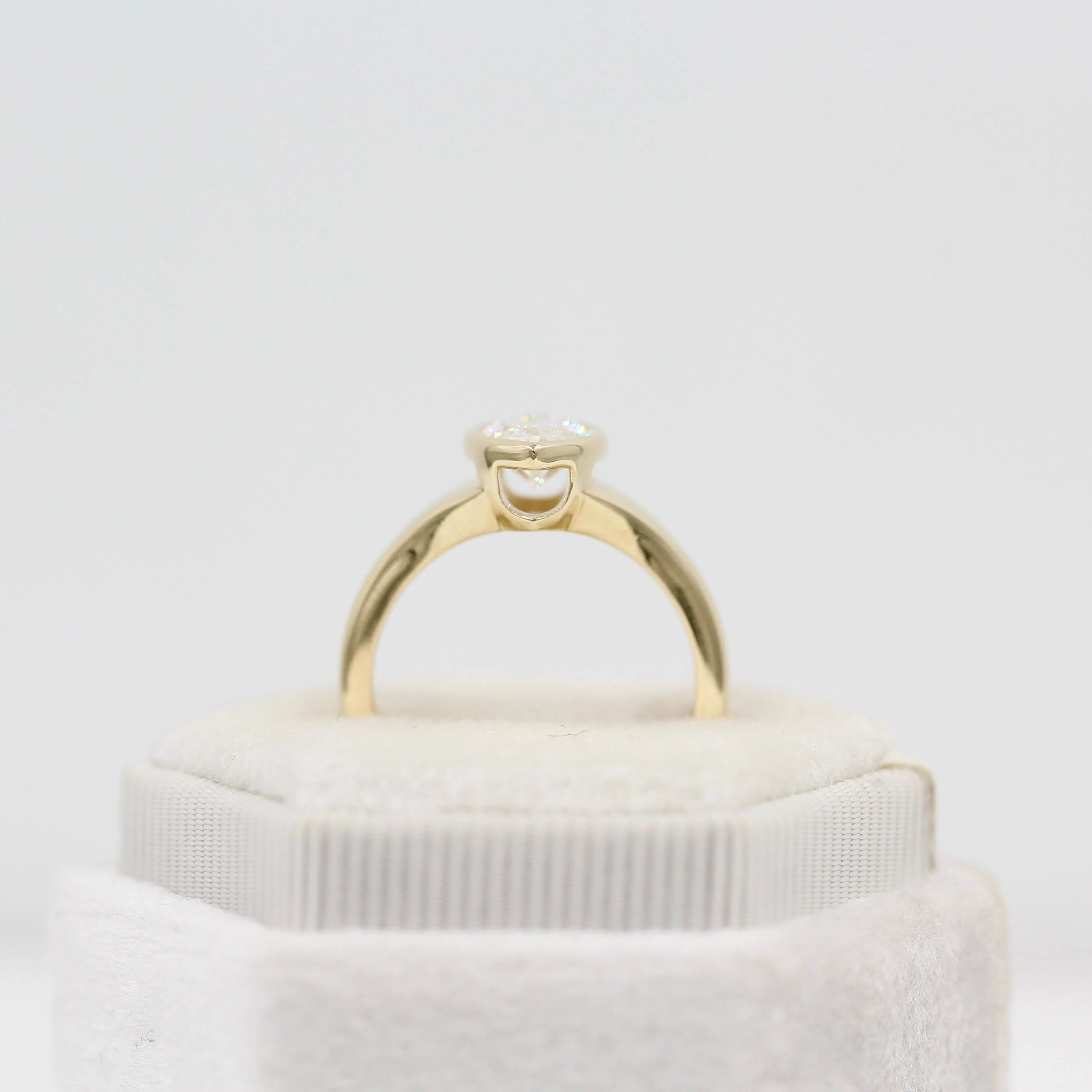 The Billie Ring (Marquise) in Yellow Gold with 1.54ct Lab-Grown Diamond - Image 4