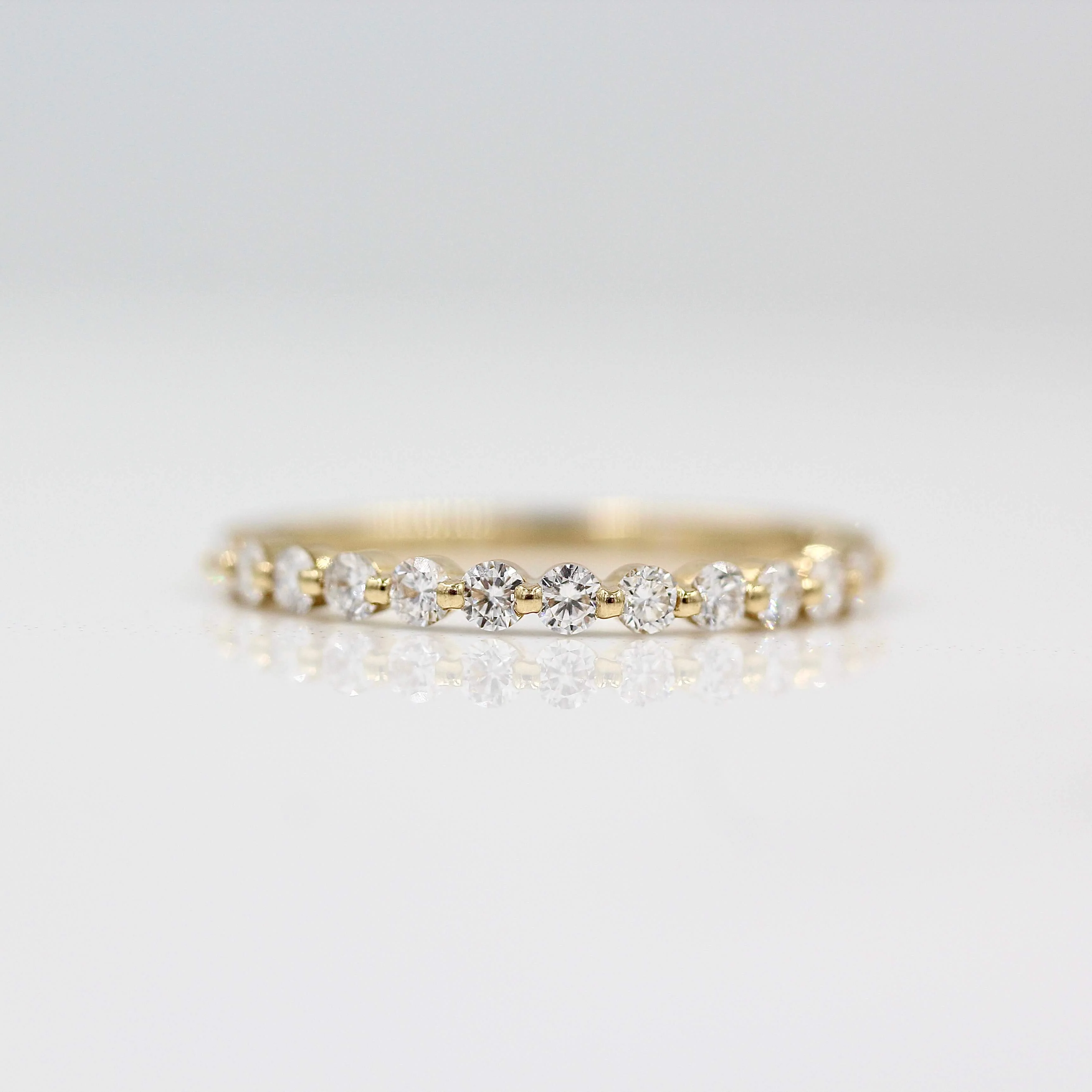The Carly Wedding Band in Yellow Gold