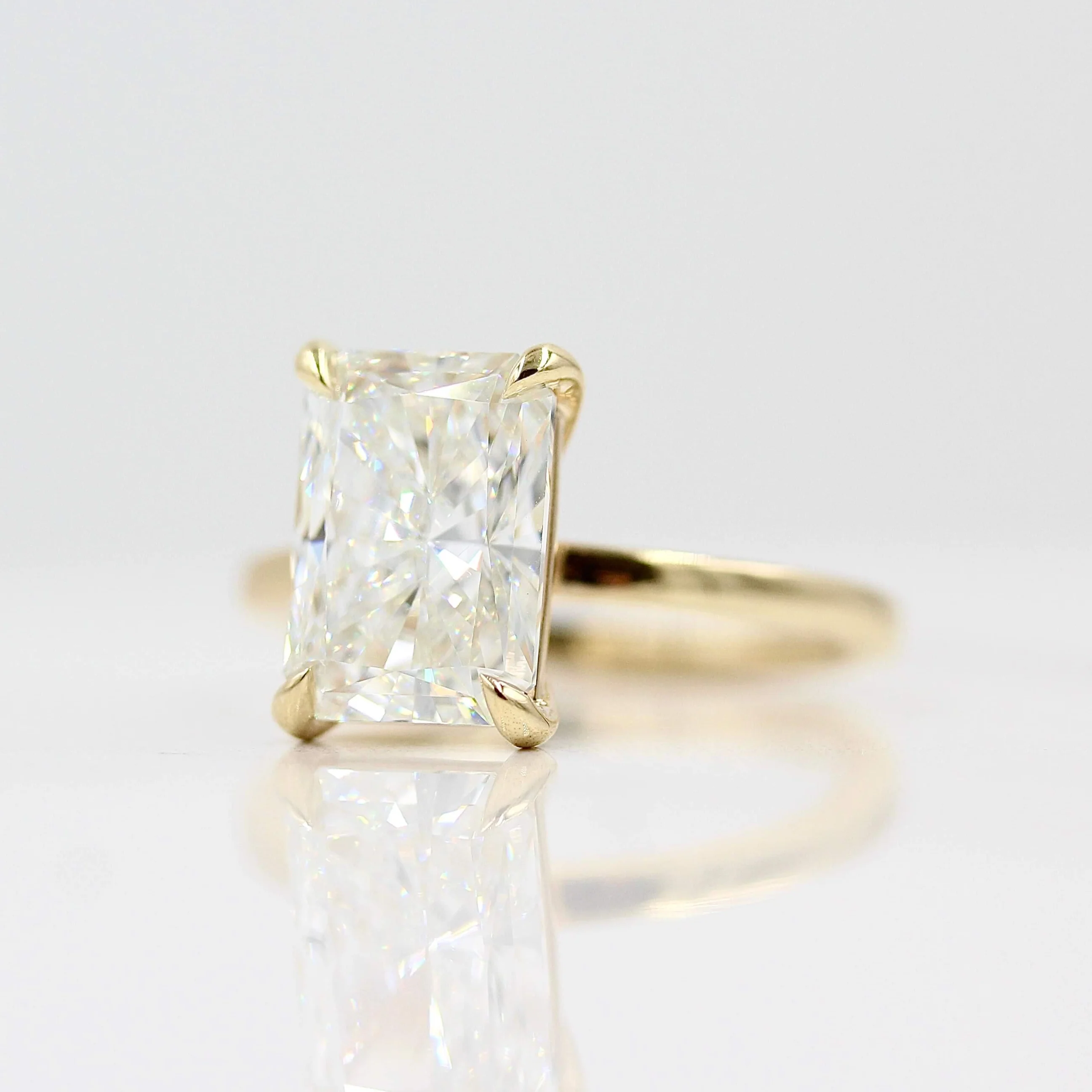 The Celeste Engagement Ring (Radiant) - Image 3