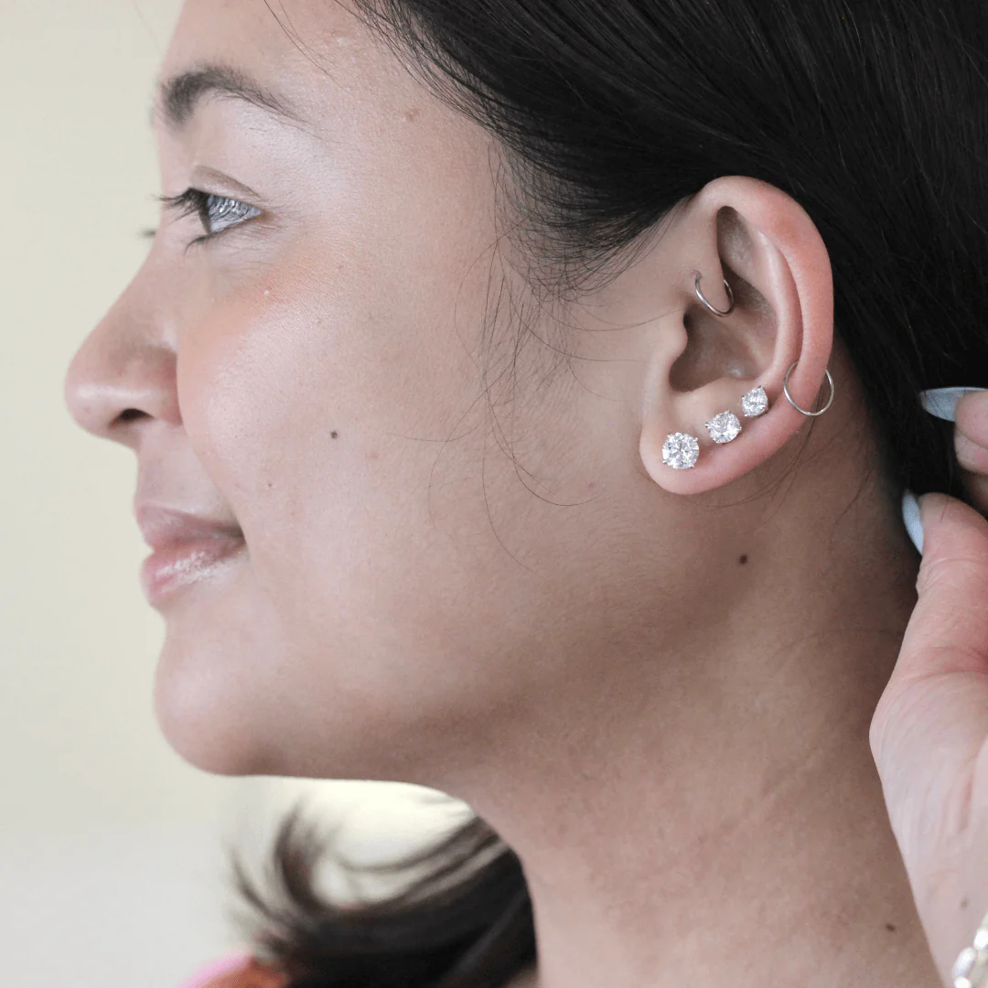 The Classic Stud Earrings - Lab-Grown Diamond - Image 6