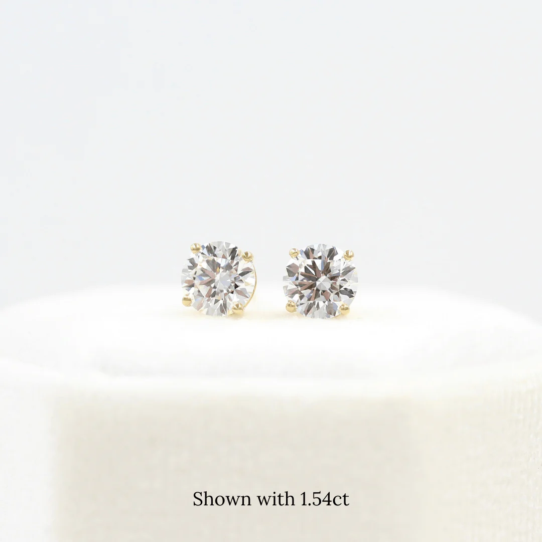 The Classic Stud Earrings - Lab-Grown Diamond - Image 8