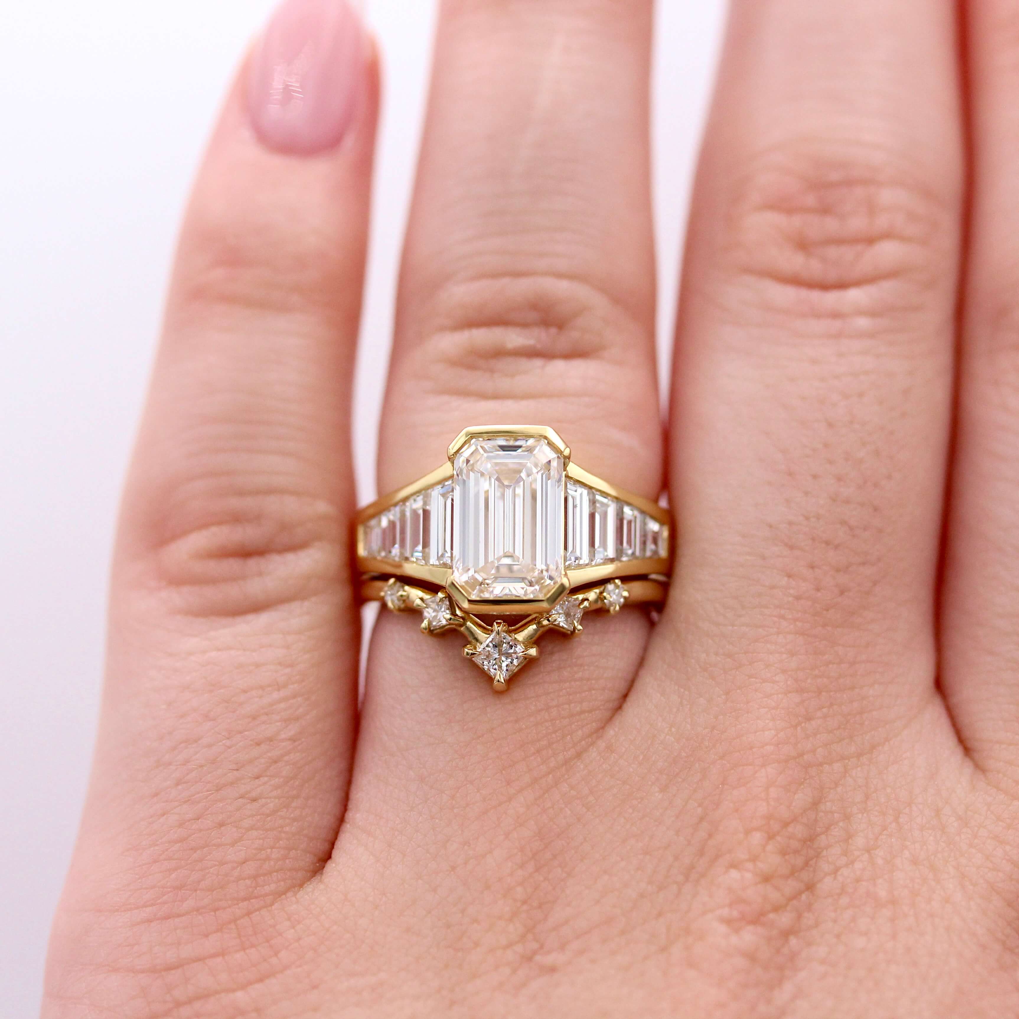 The Daphne Ring in 18k Yellow Gold with 3.04ct Lab-Grown Diamond - Image 11