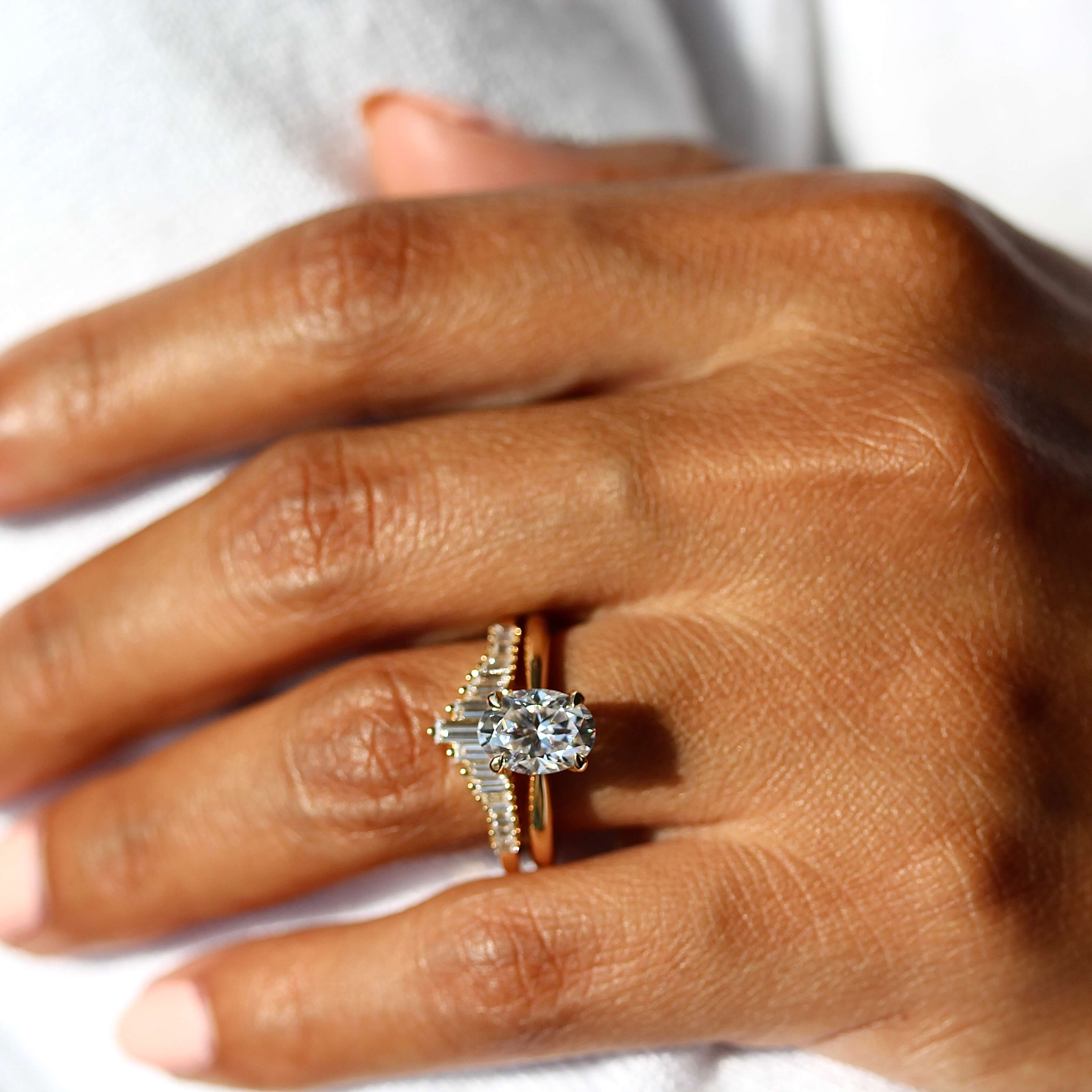 The Darby Wedding Band in Yellow Gold - Image 5