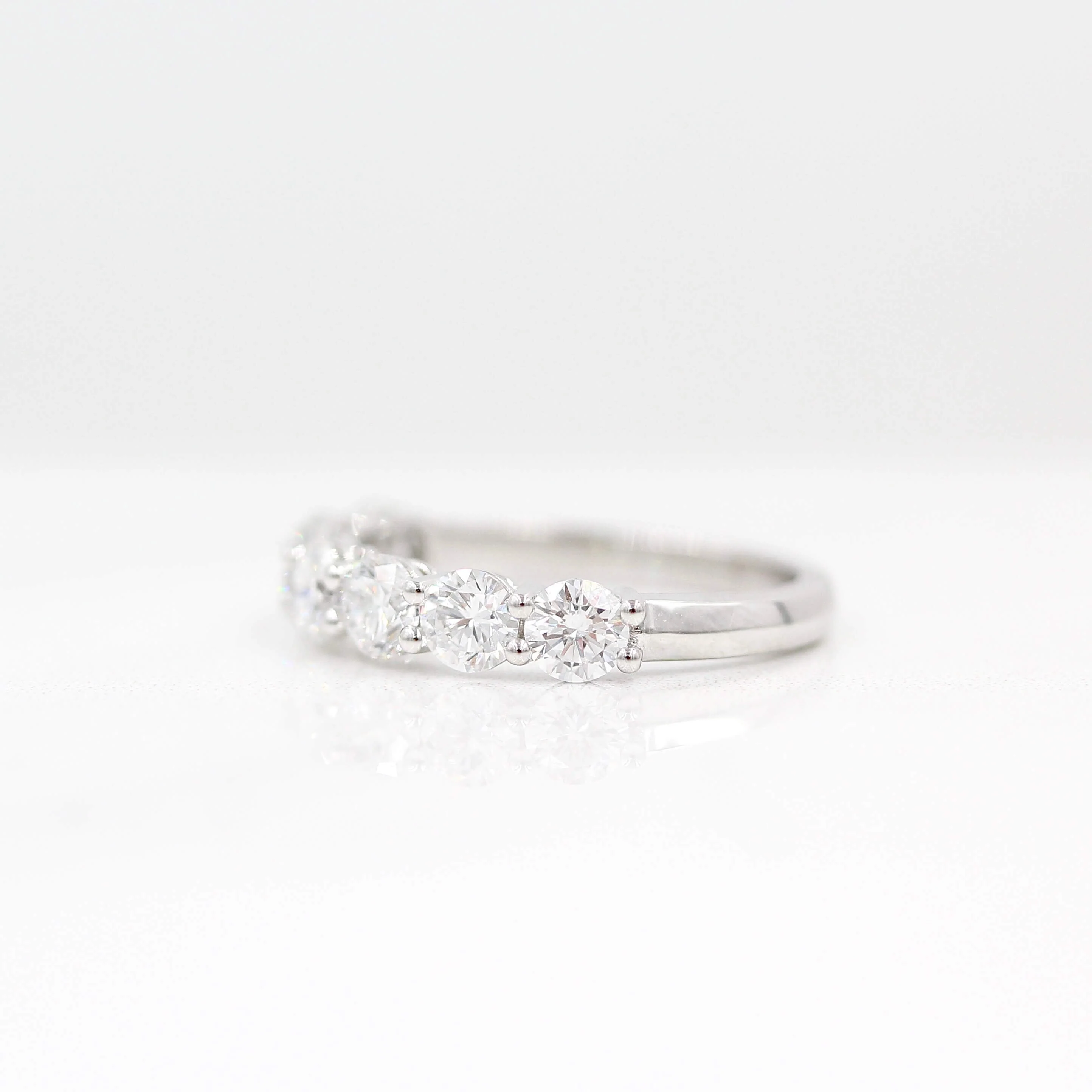The Elisa Wedding Band in White Gold with 1.75ct Lab-Grown Diamond - Image 3