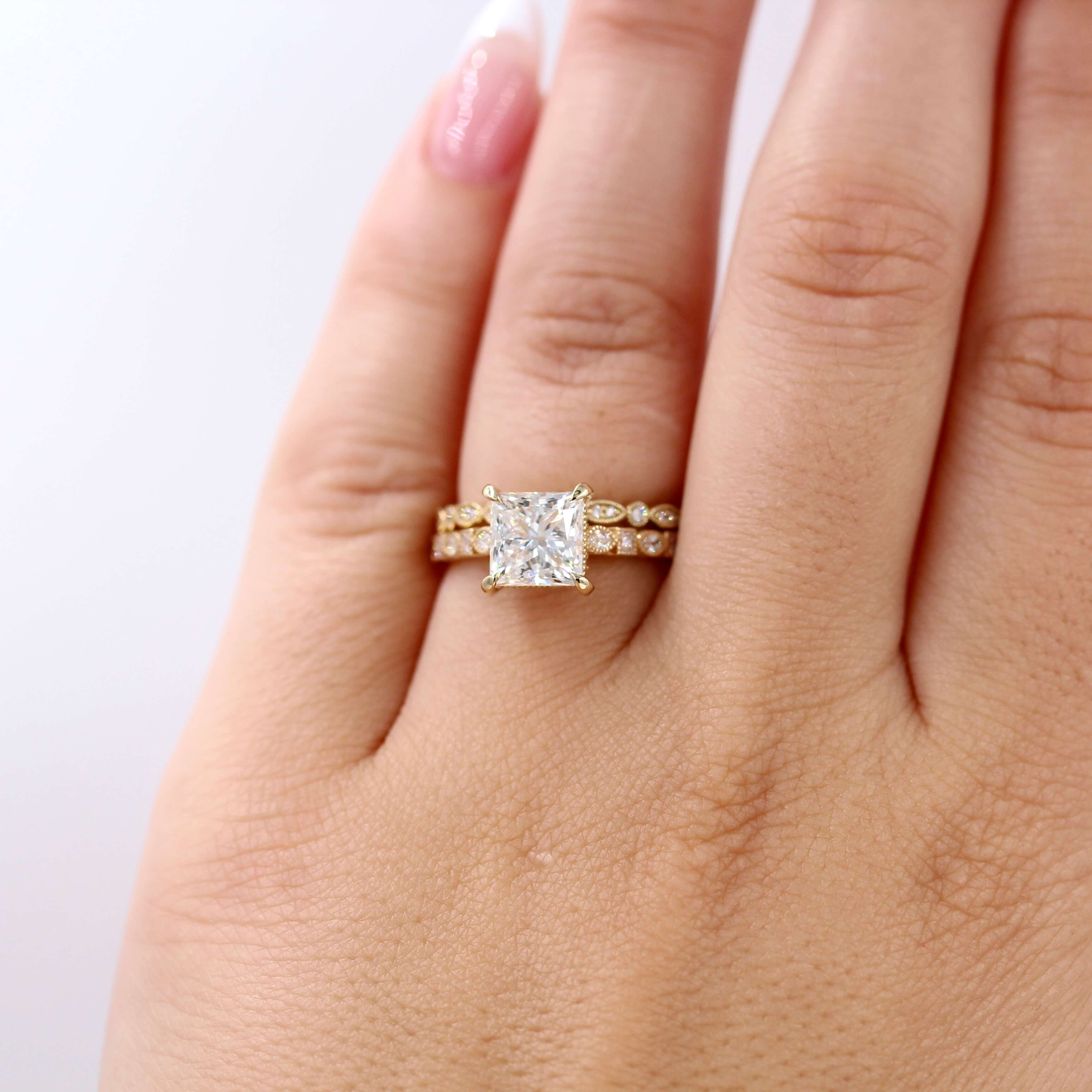 The Fiona Hidden Halo Engagement Ring - Image 7