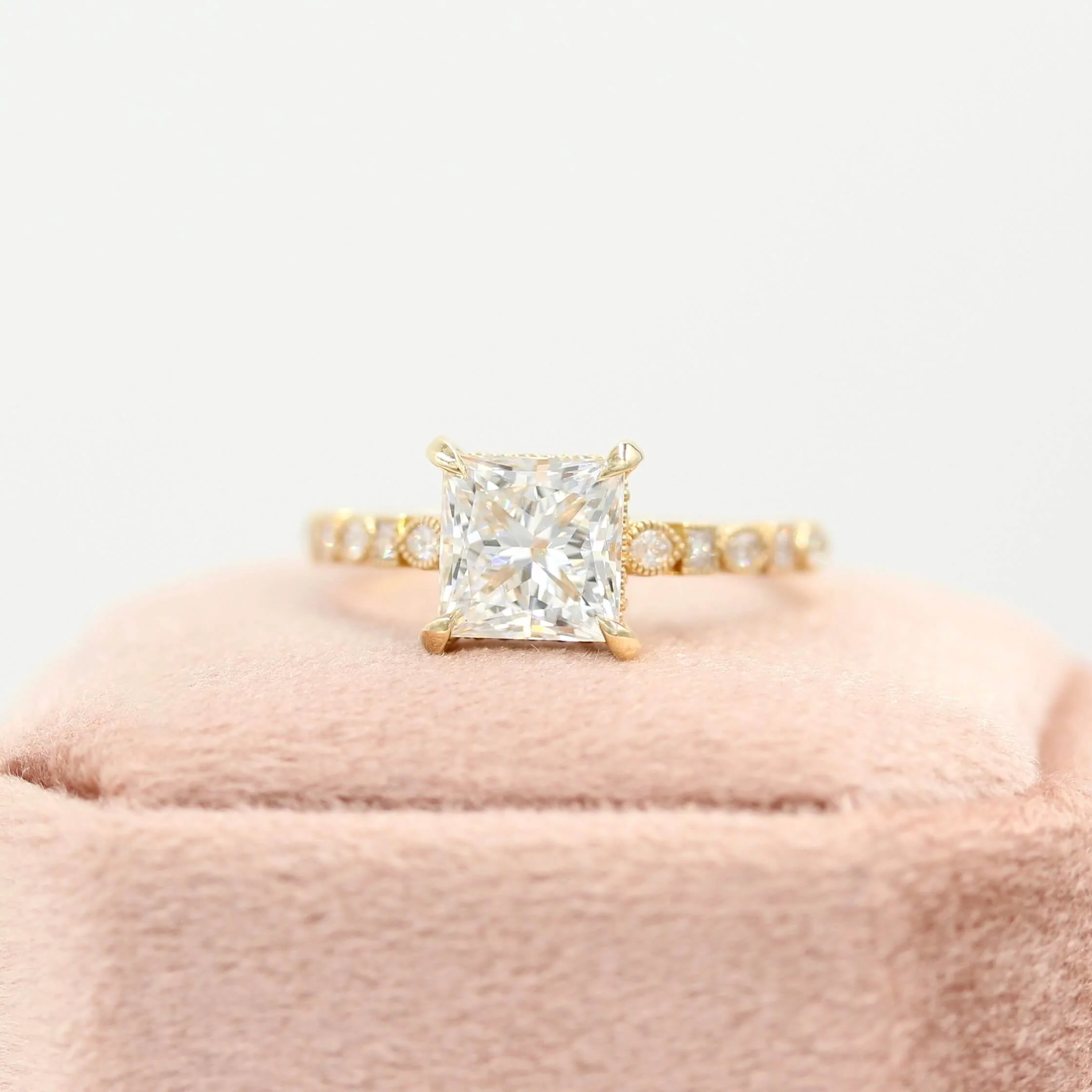 The Fiona Hidden Halo Engagement Ring - Image 9