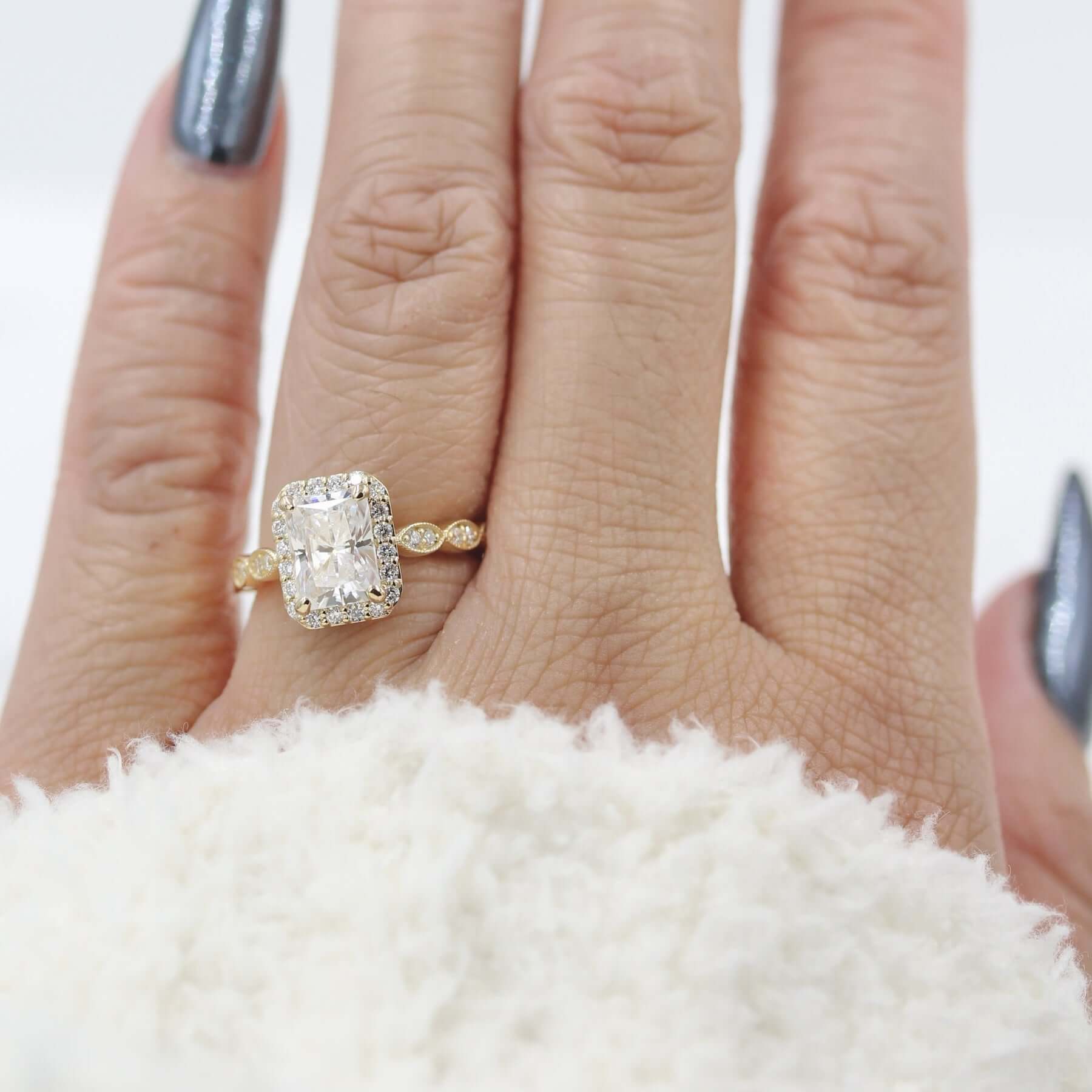 The Isla Engagement Ring (Radiant) - Image 2