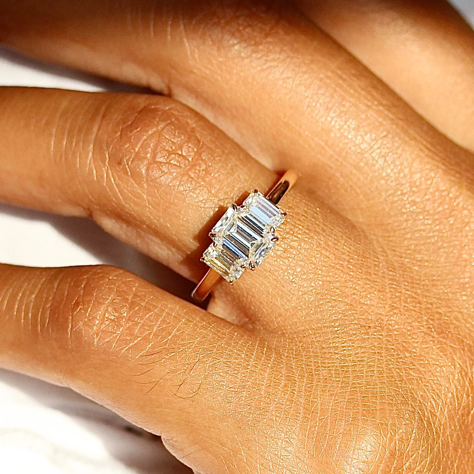 The Kendall Hidden Halo Engagement Ring - Image 2