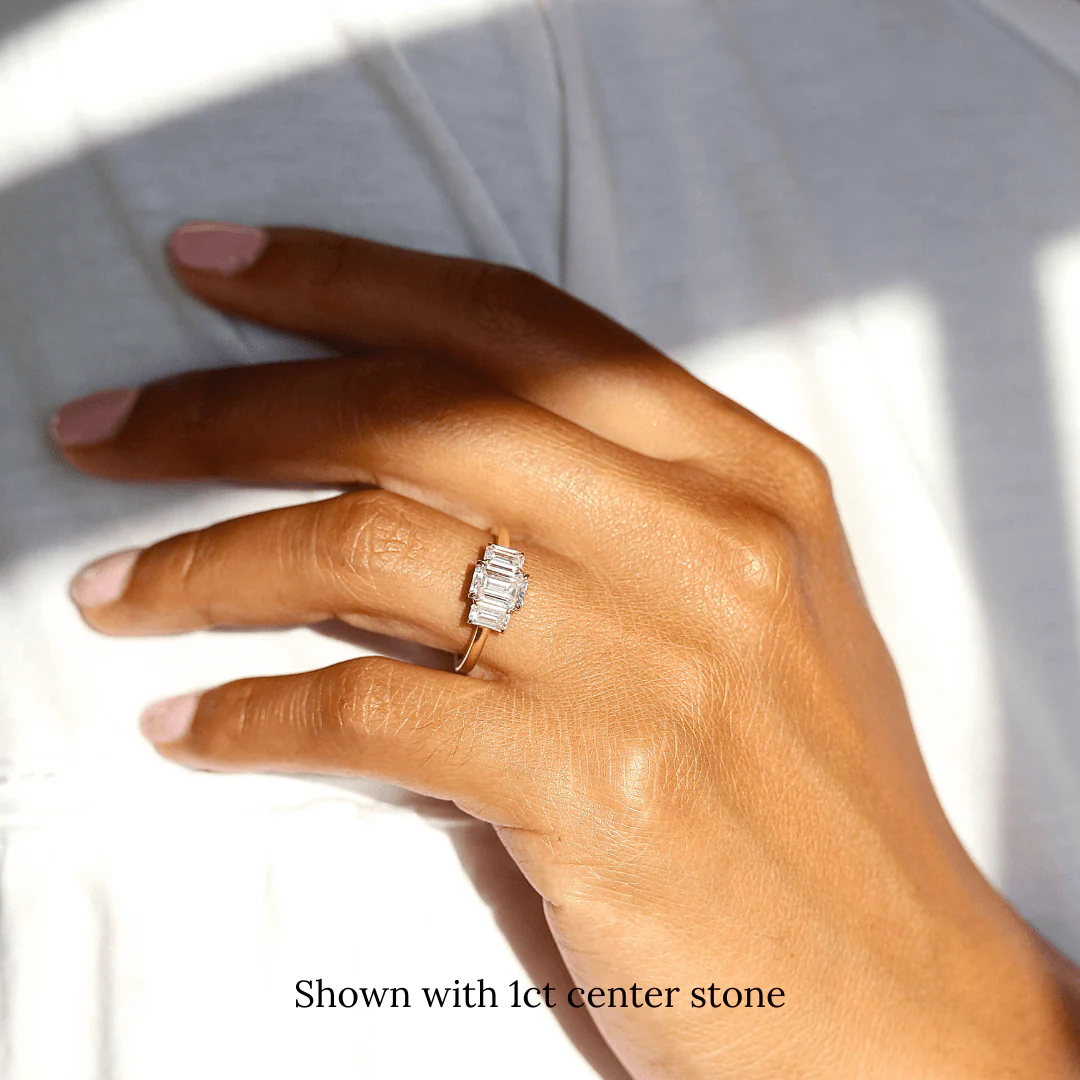 The Kendall Hidden Halo Engagement Ring - Image 9