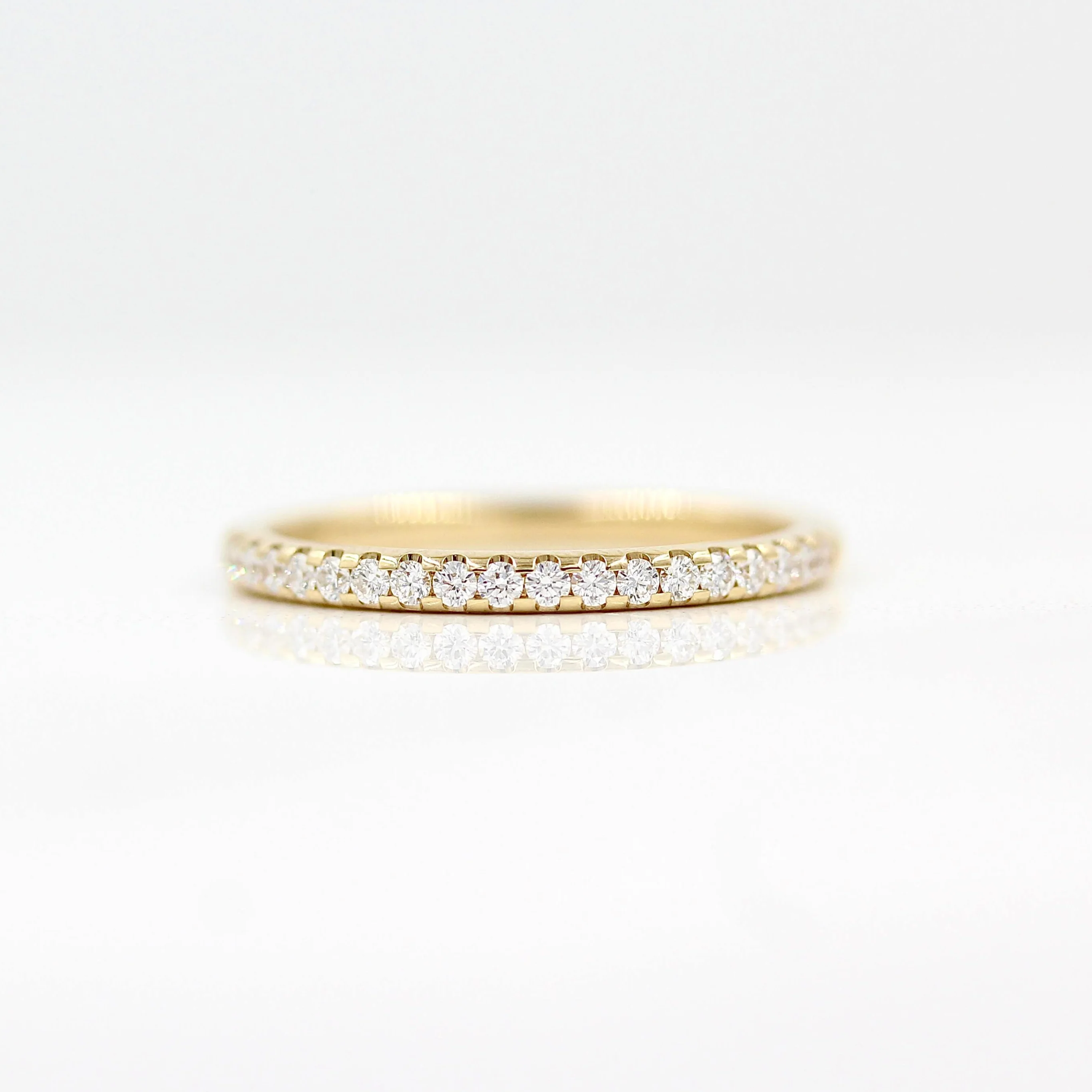The Lauryn Wedding Band in Yellow Gold