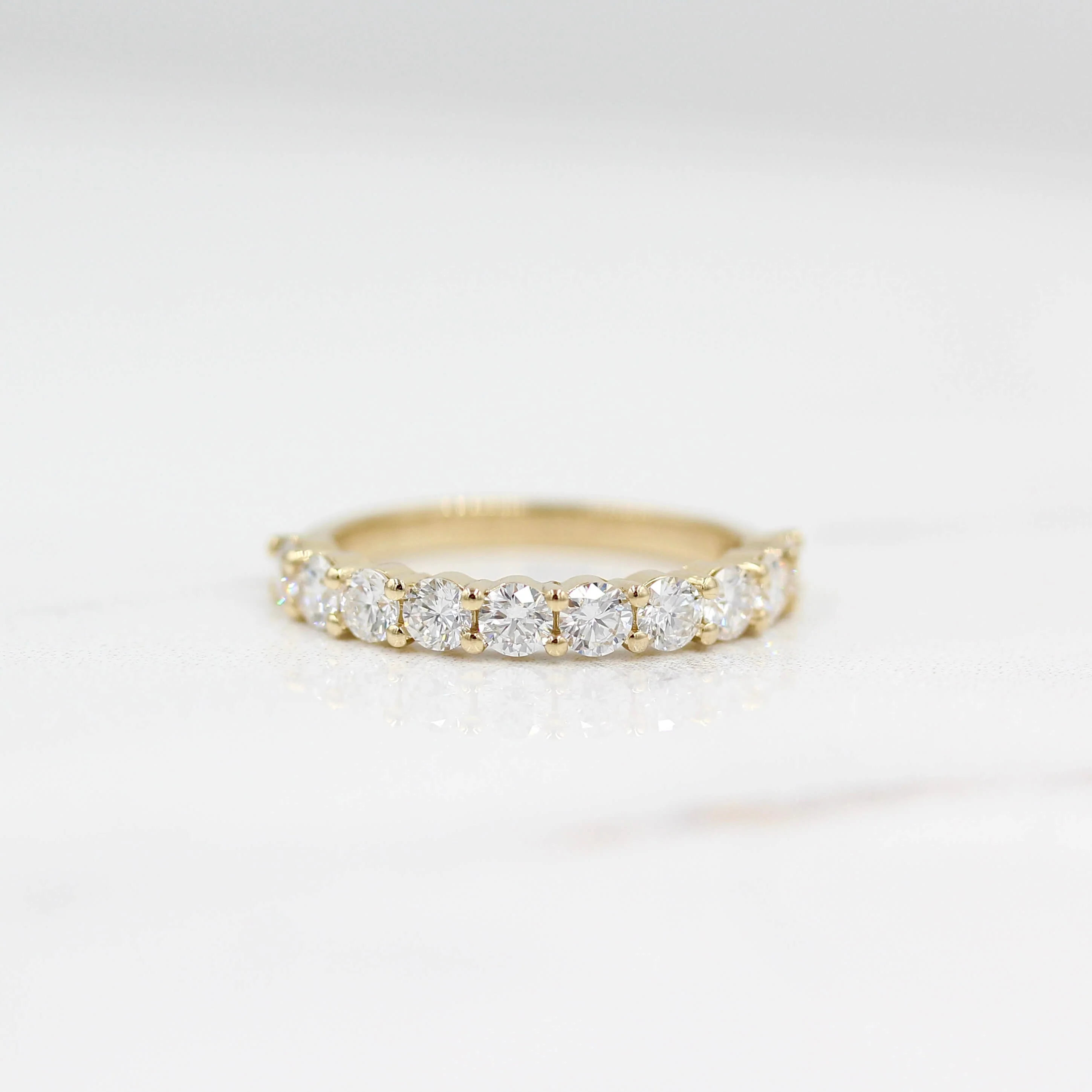 The Lexington Wedding Band in Yellow Gold