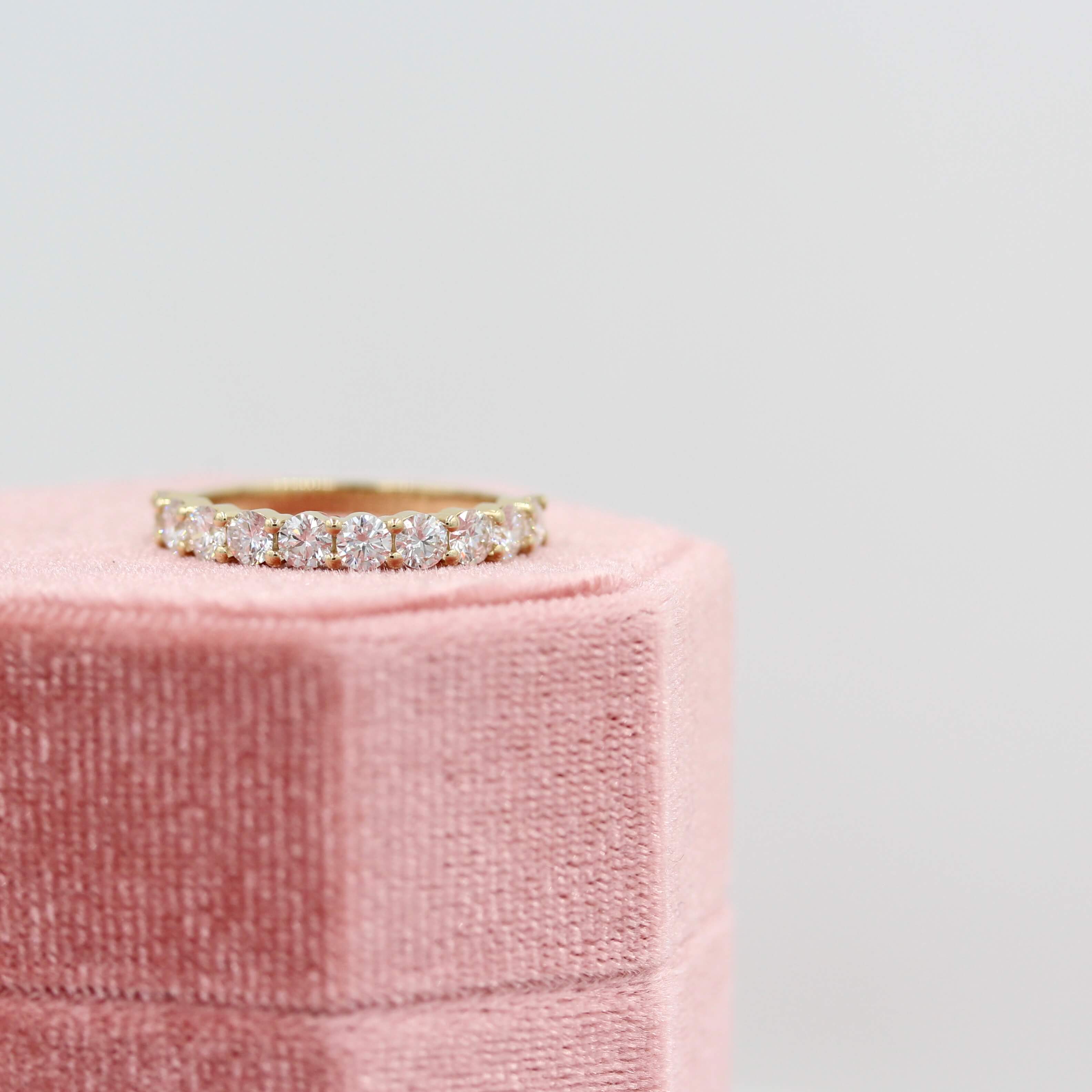 The Lexington Wedding Band in Yellow Gold - Image 3