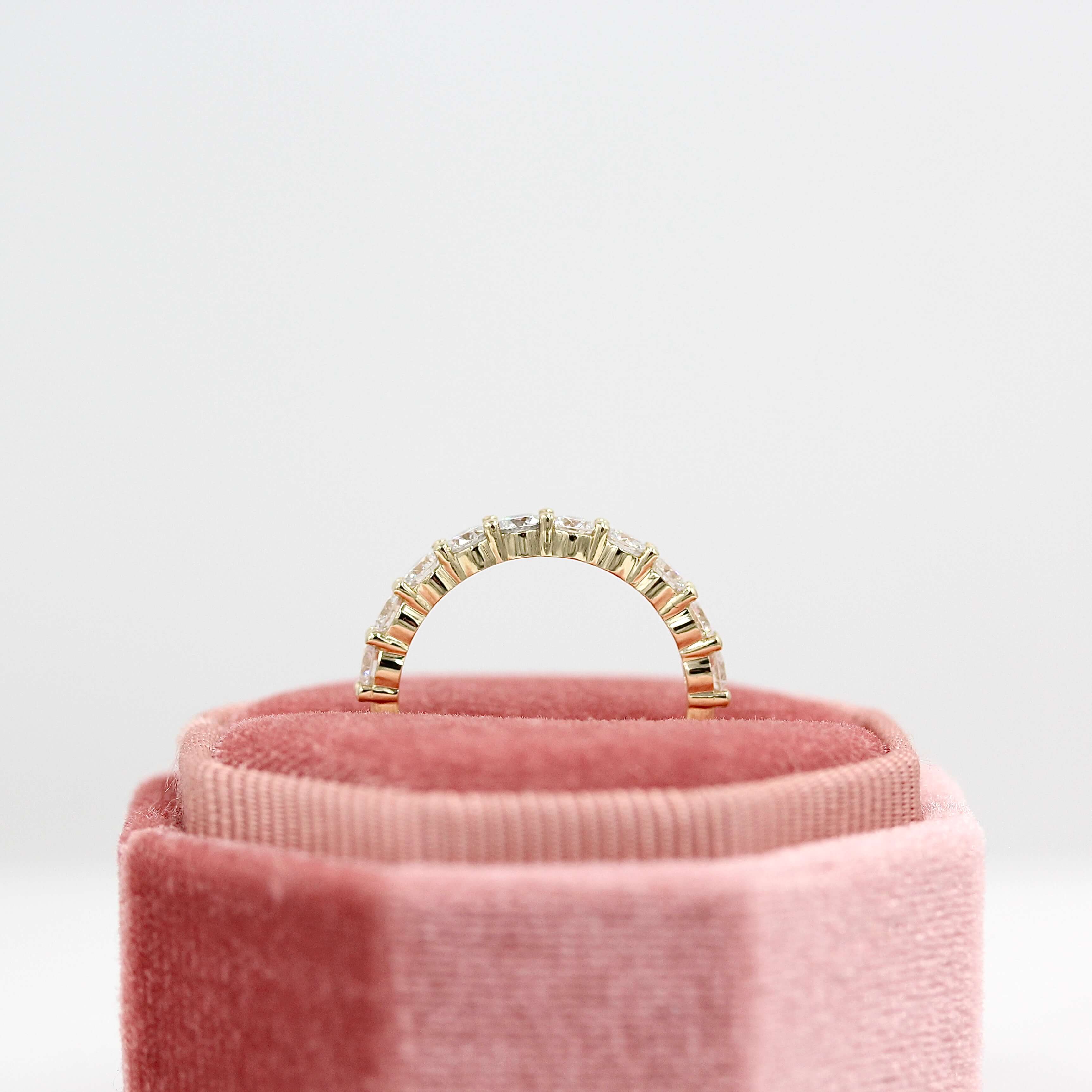 The Lexington Wedding Band in Yellow Gold - Image 4