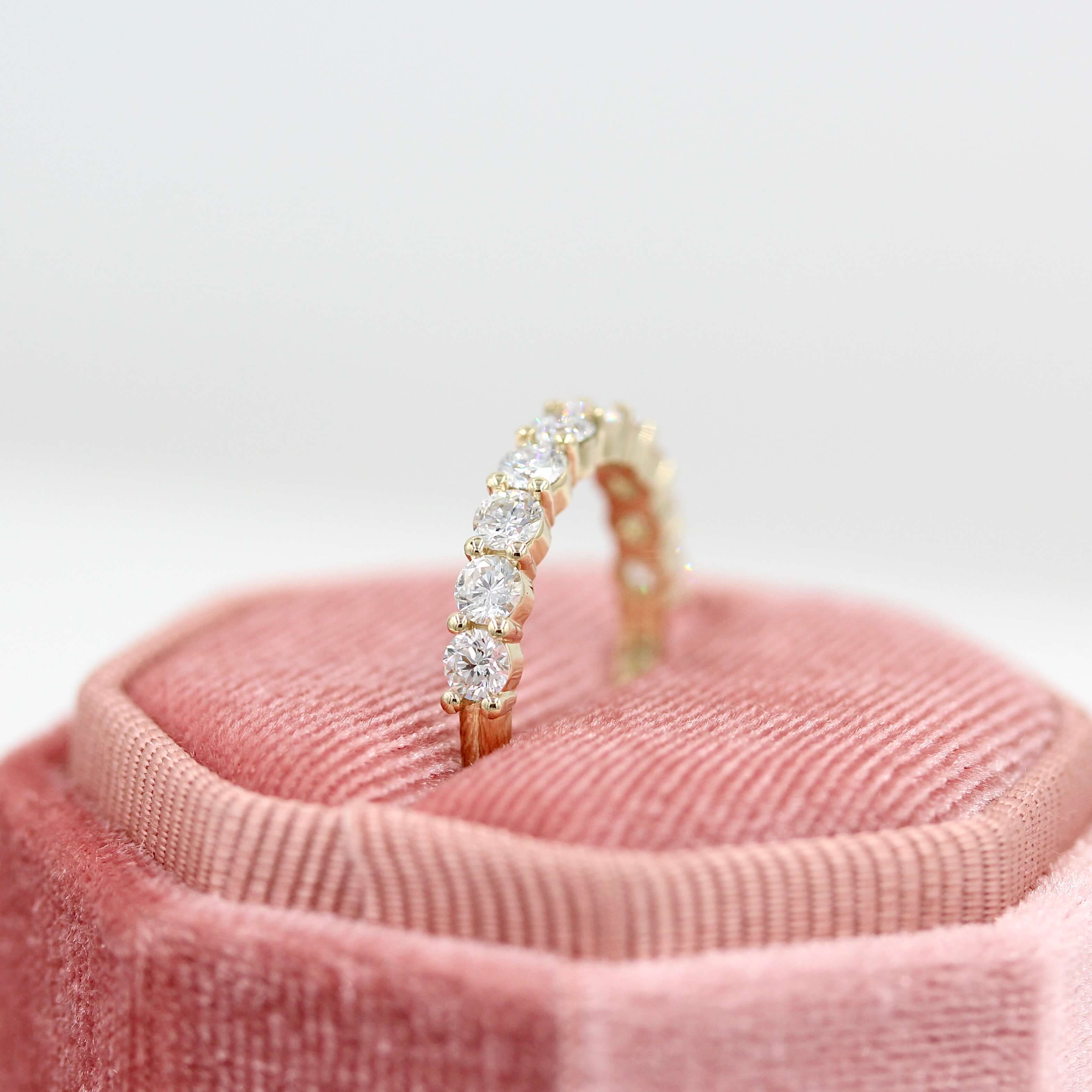 The Lexington Wedding Band in Yellow Gold - Image 5