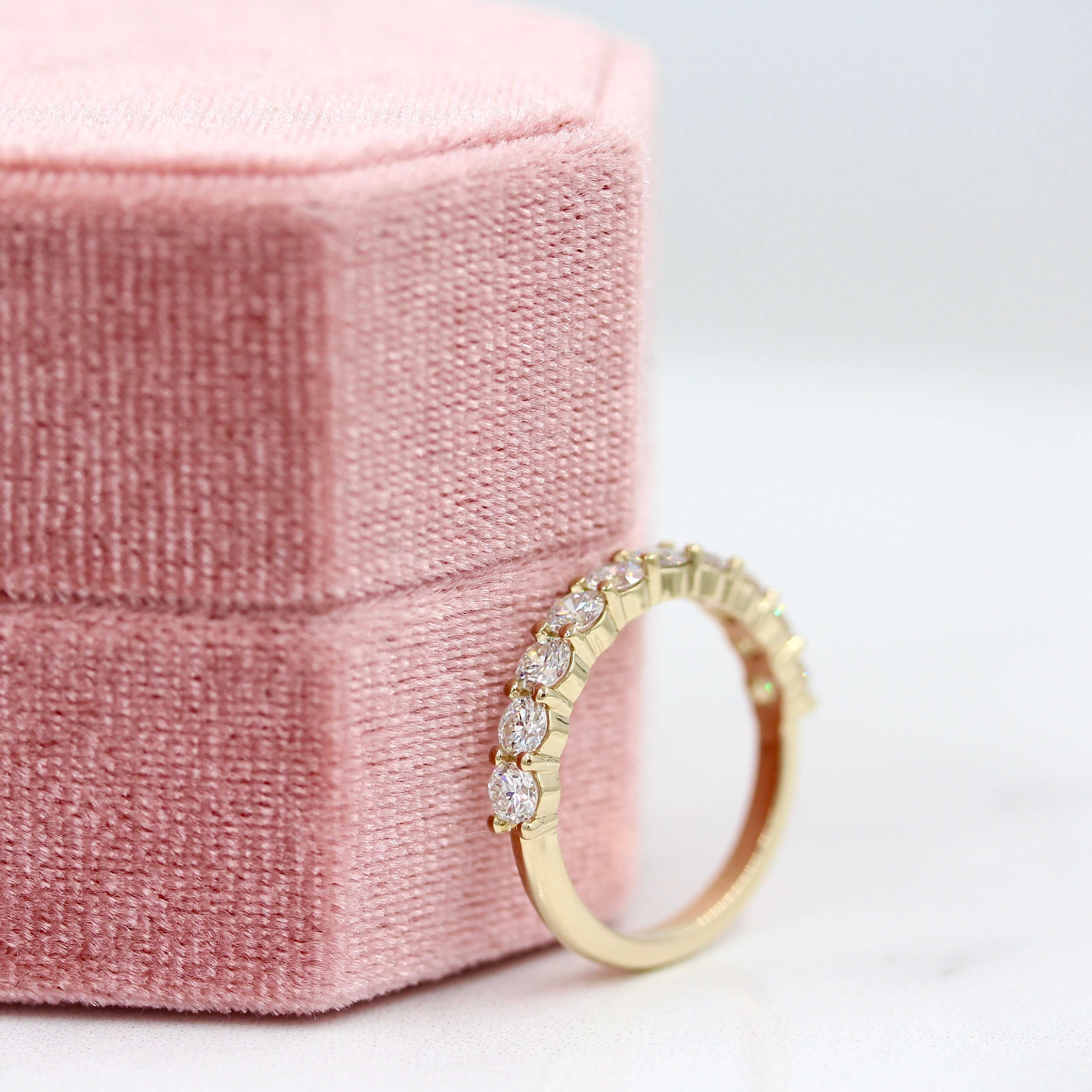 The Lexington Wedding Band in Yellow Gold - Image 7