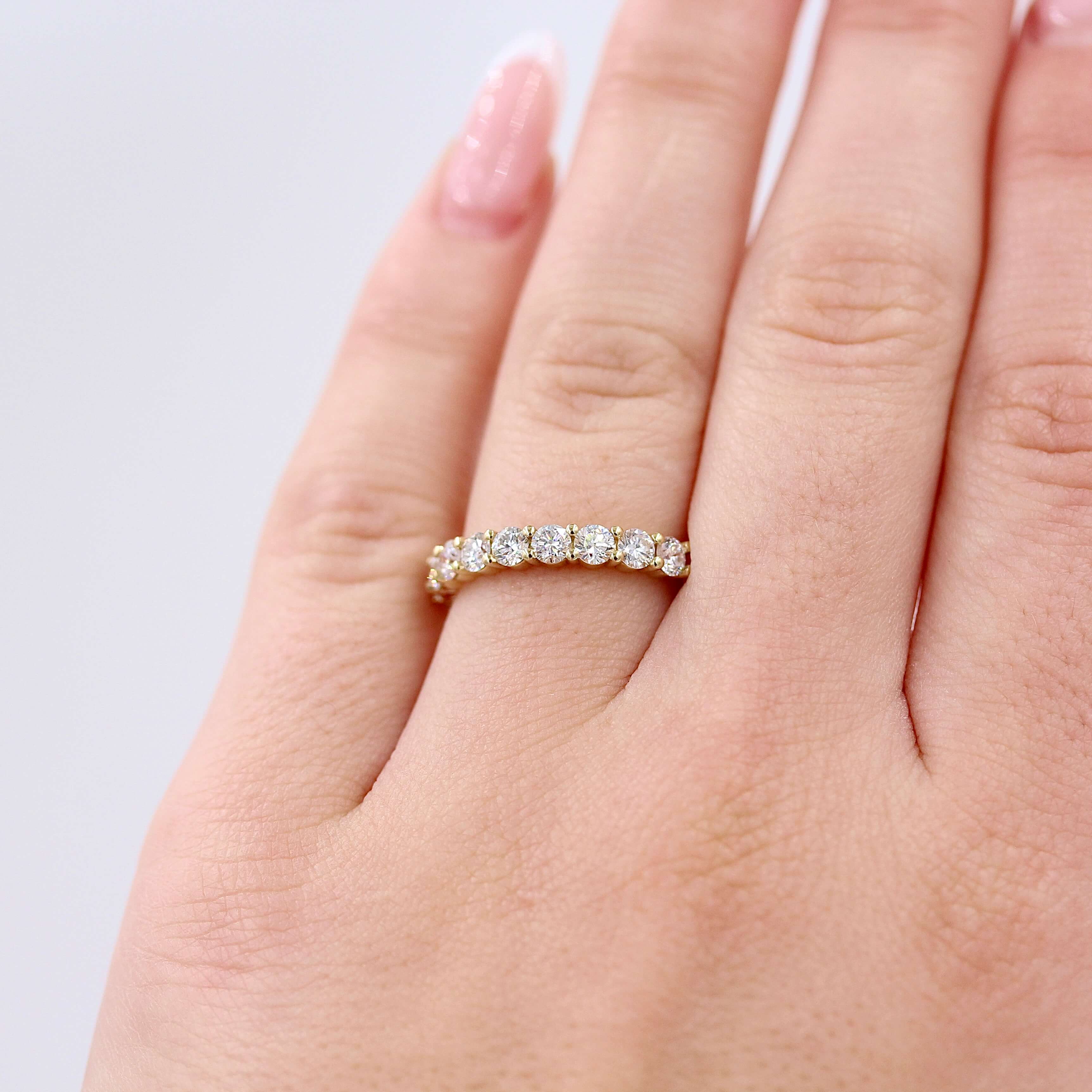 The Lexington Wedding Band in Yellow Gold - Image 8