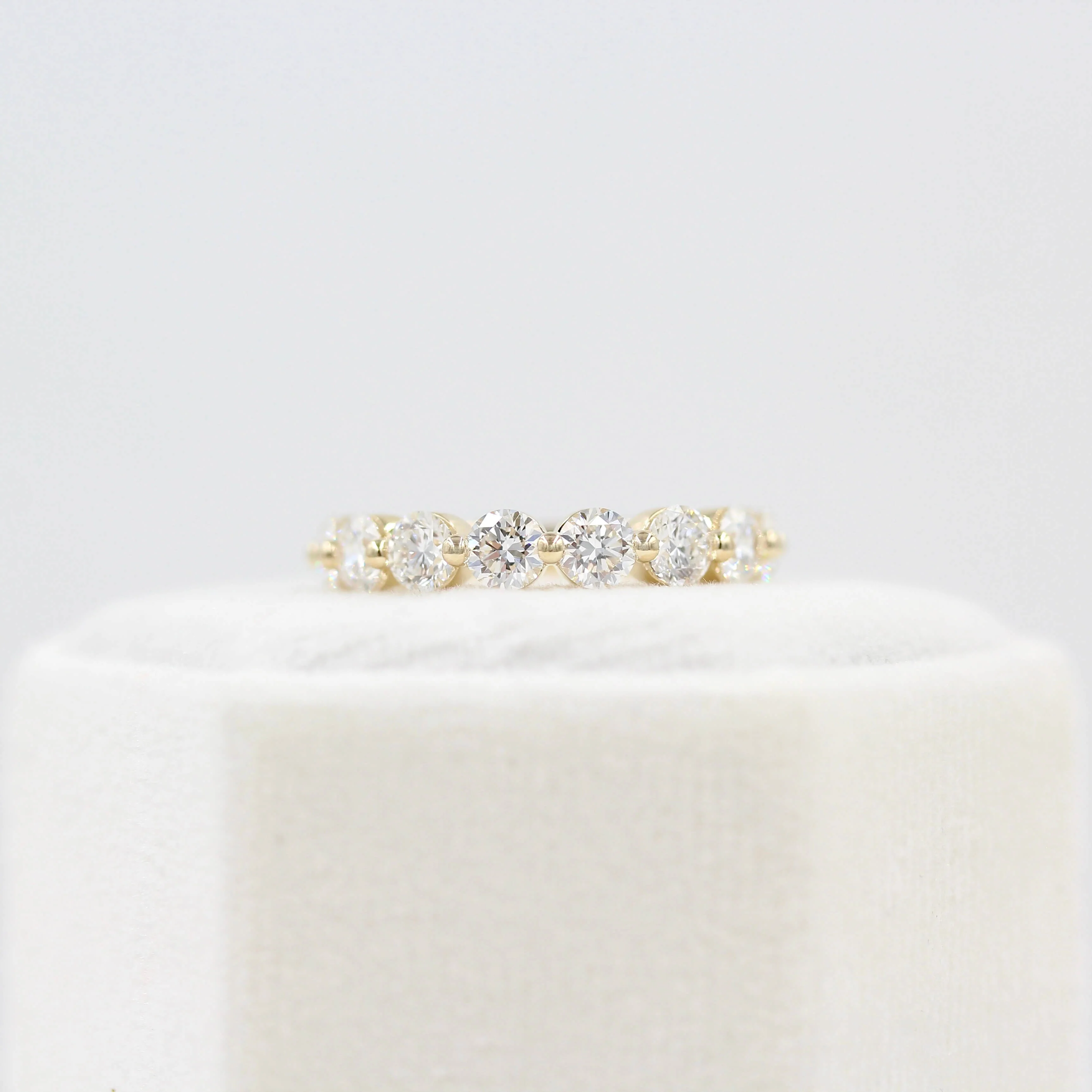 The Melody Wedding Band in Yellow Gold - Image 3