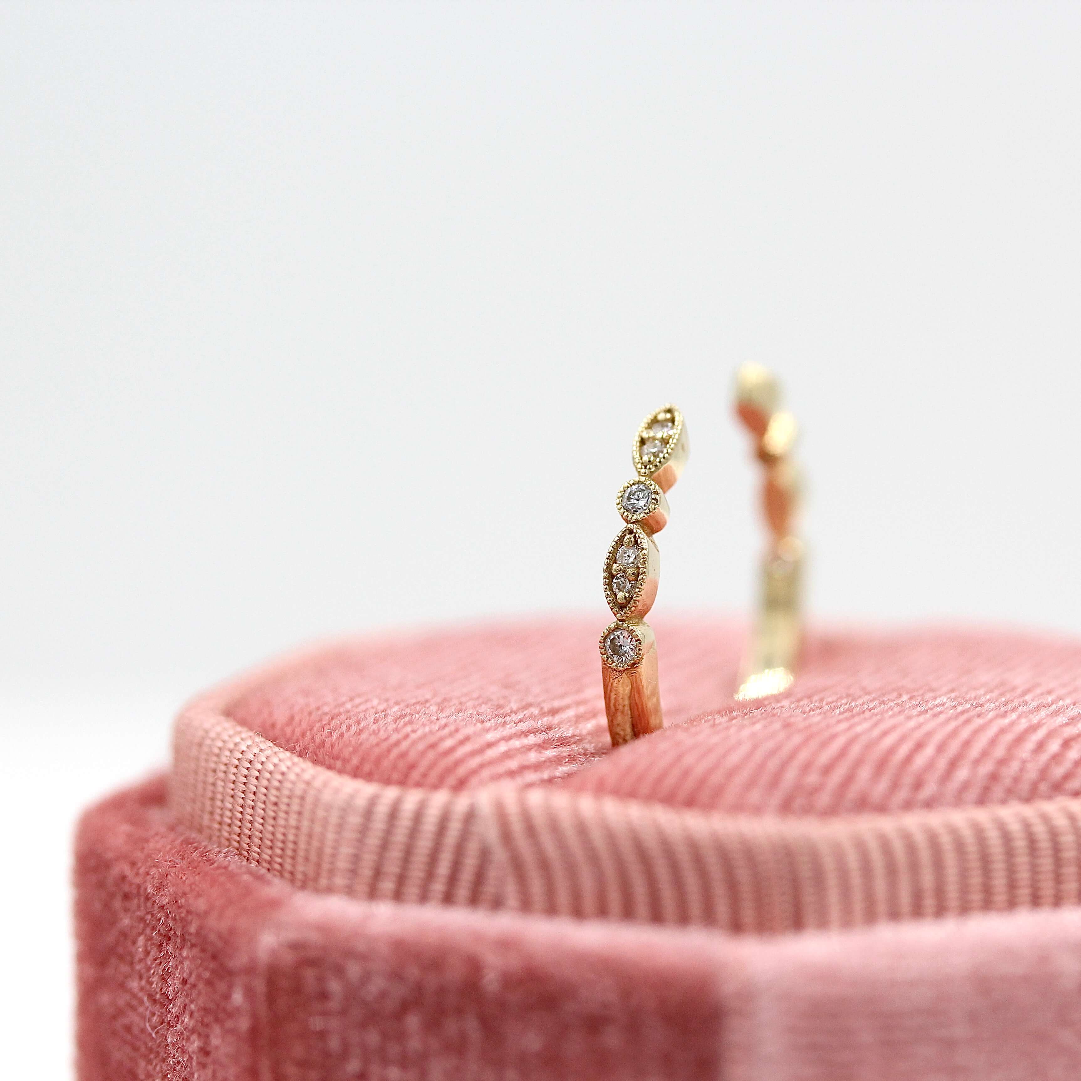 The Open Charlotte Wedding Band in Yellow Gold - Image 3