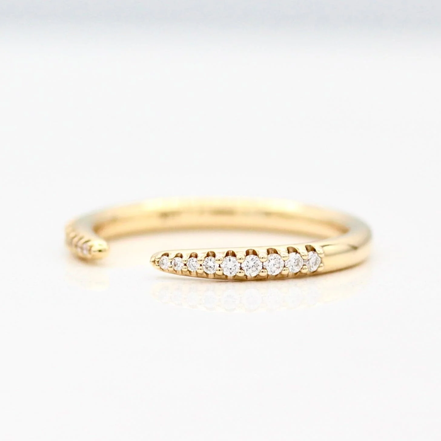 The Phoebe Open Wedding Band - Image 5