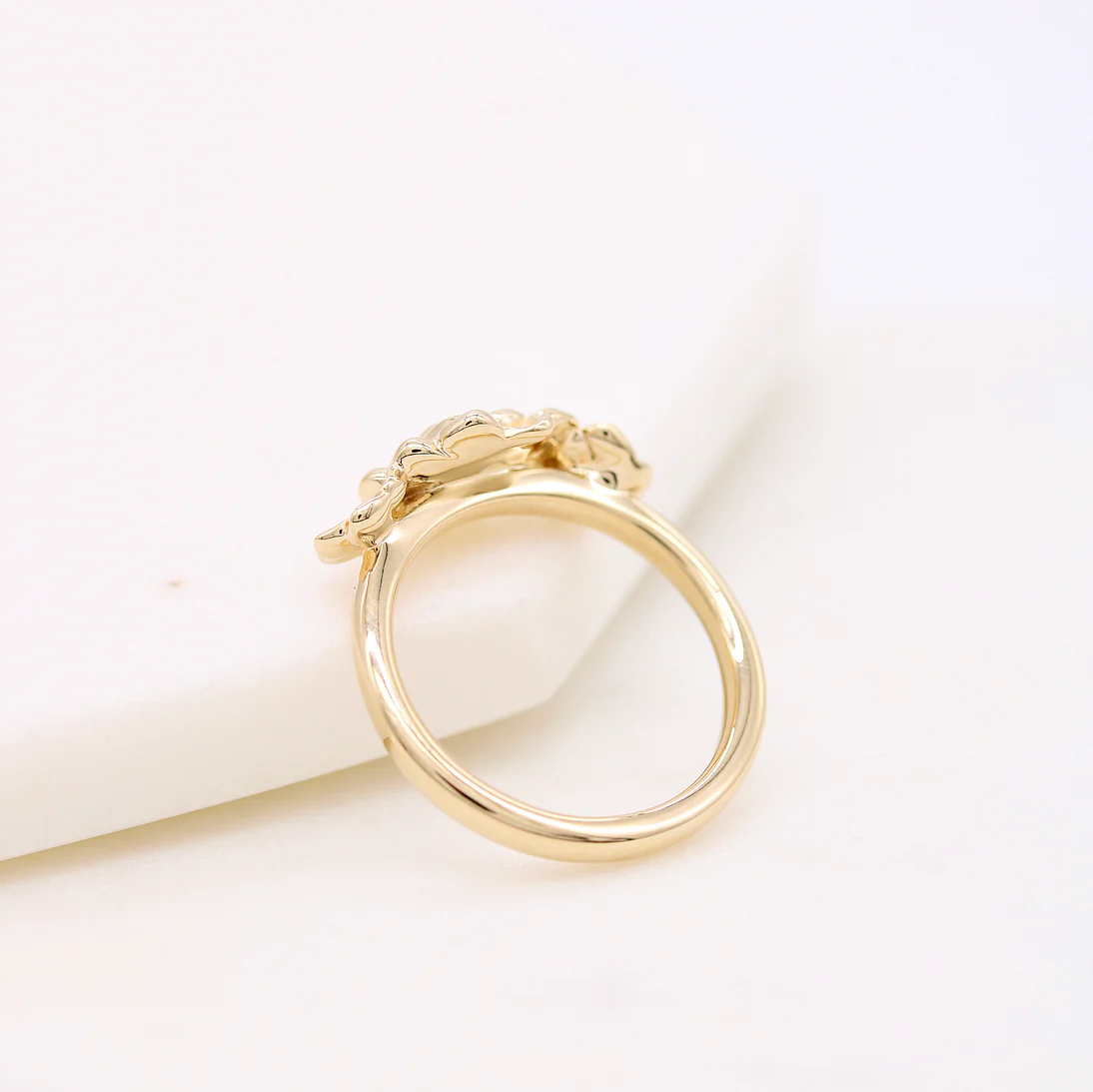 The Posy Ring in Yellow Gold - Image 4