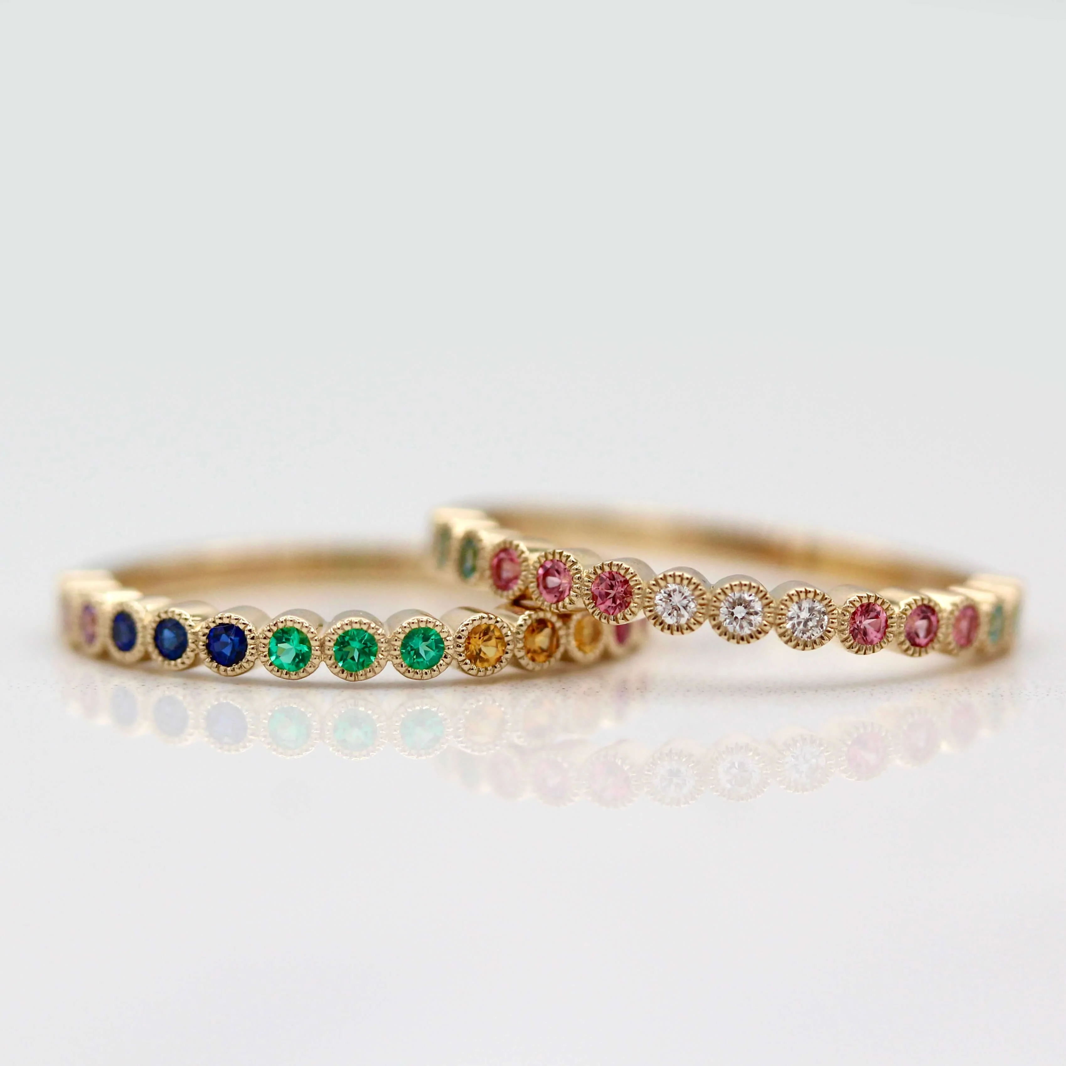 The Trans Pride Ring in Yellow Gold - Image 6