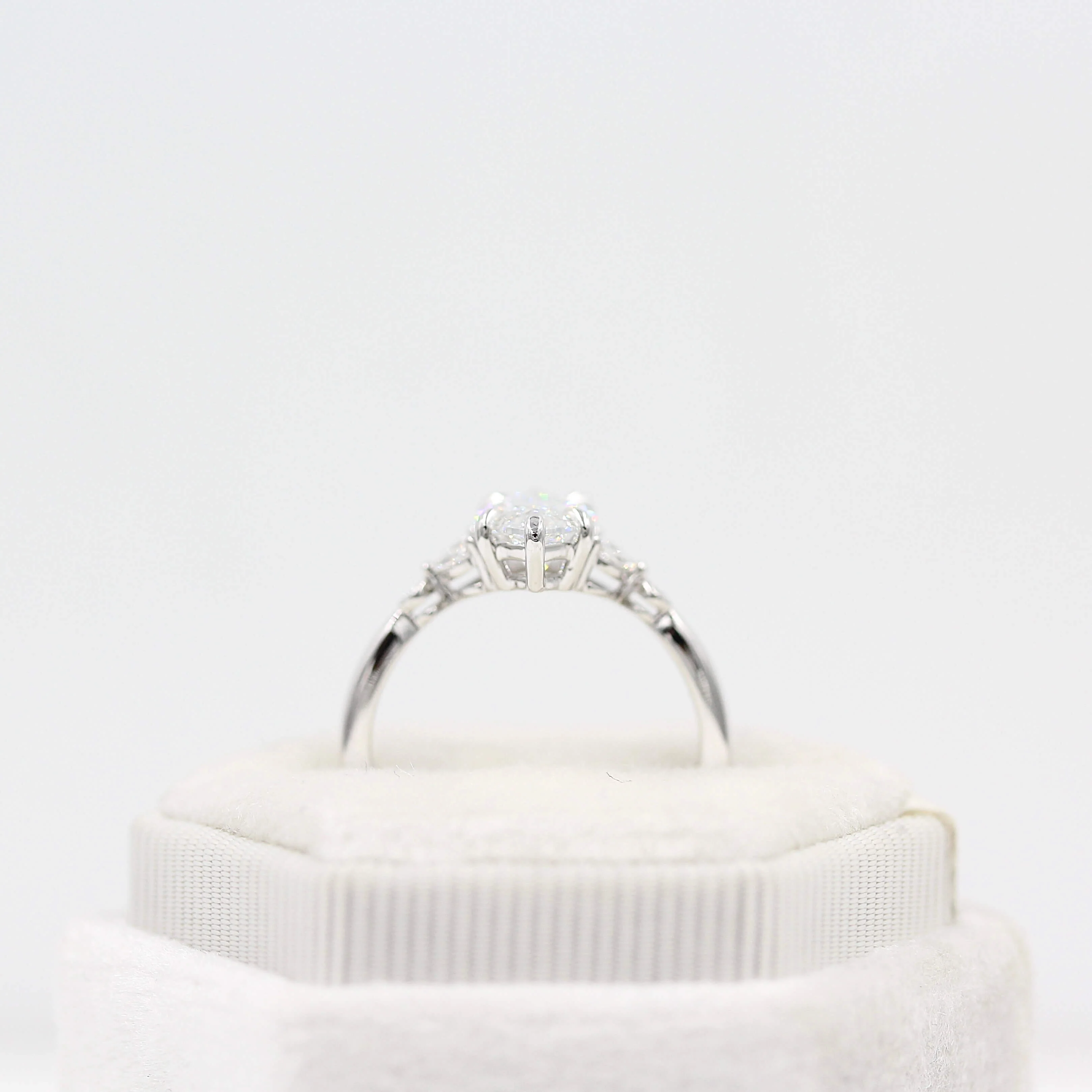 The Sophia Ring (Marquise) in White Gold with 1.7ct Lab-Grown Diamond - Image 5