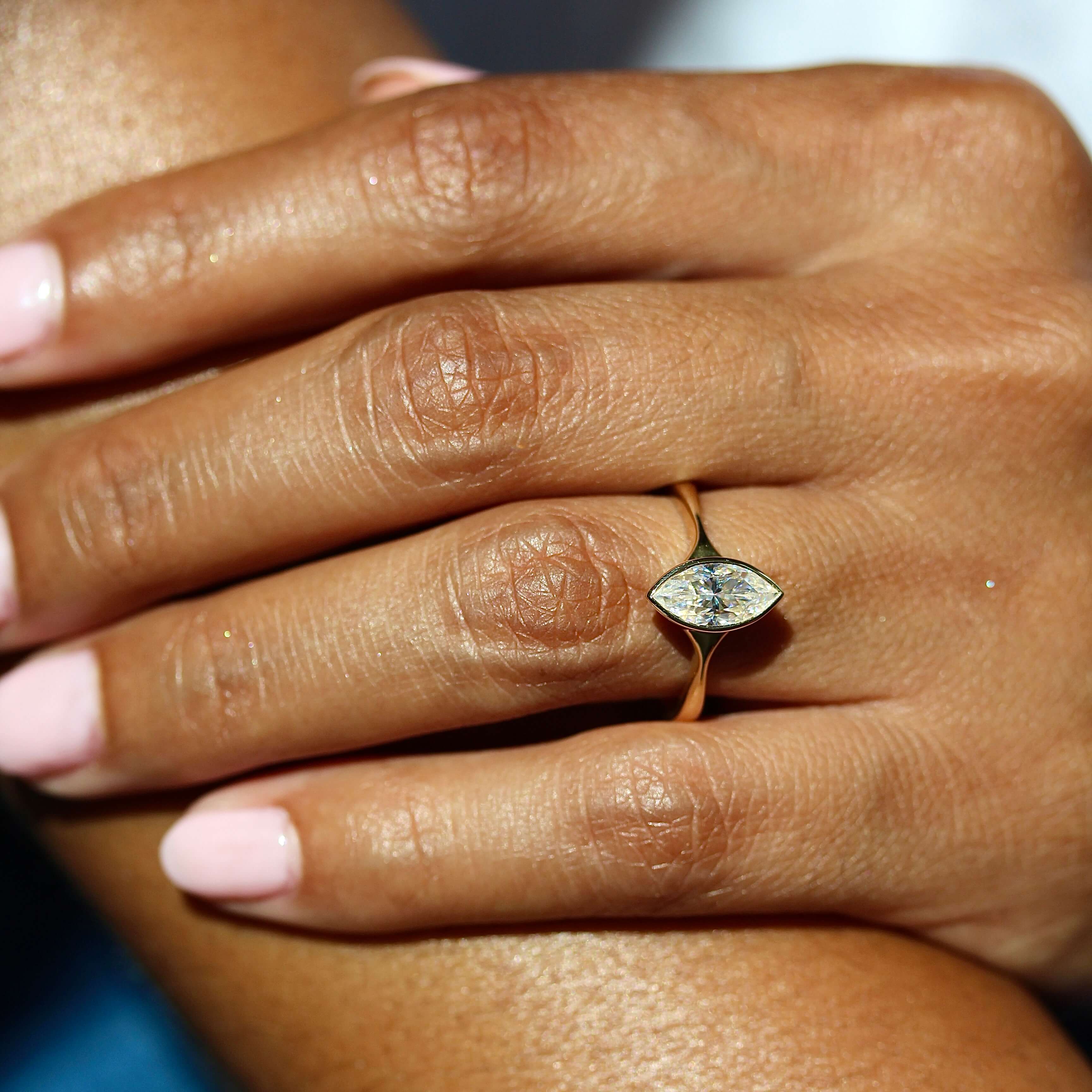 The Stevie Engagement Ring (Marquise) - Image 2