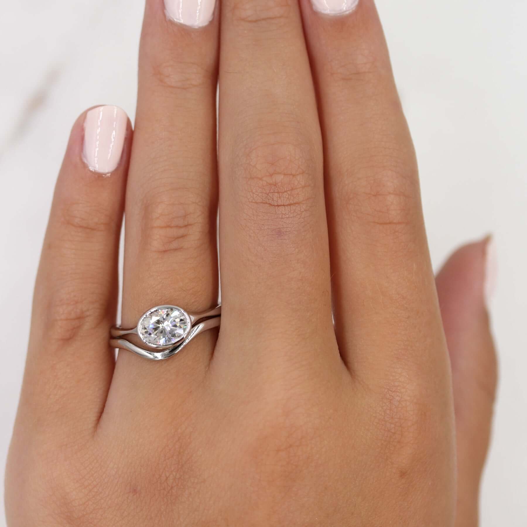The Wave Wedding Band - Image 11