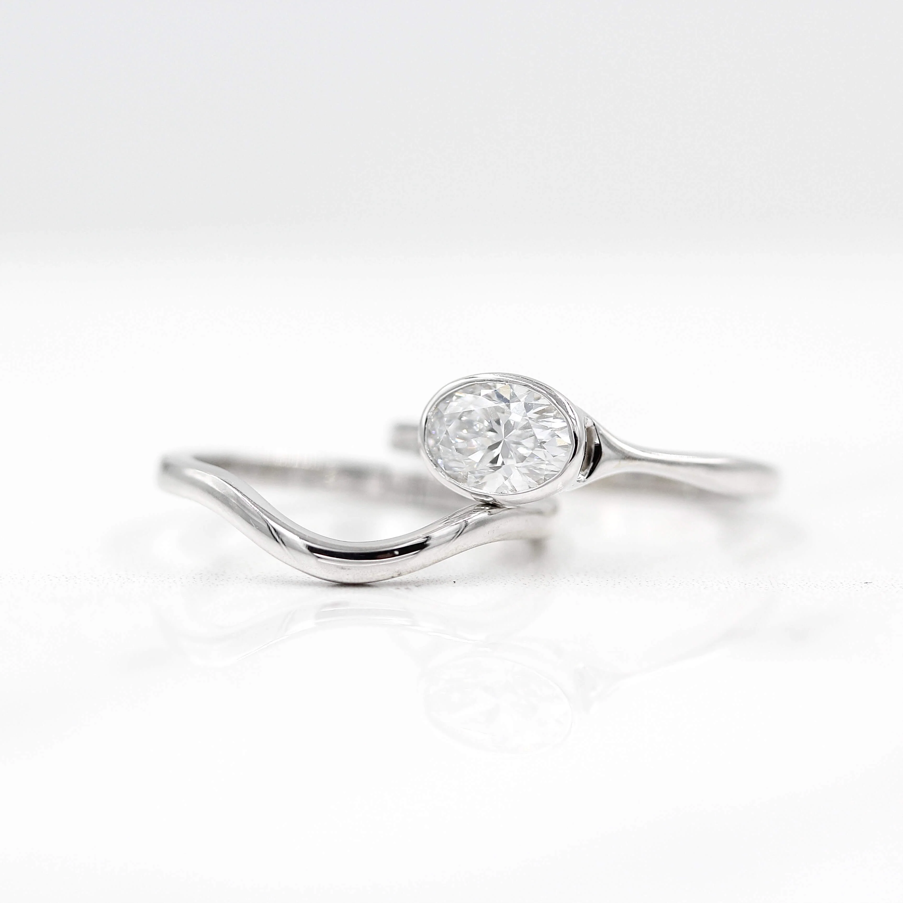 The Wave Wedding Band - Image 12